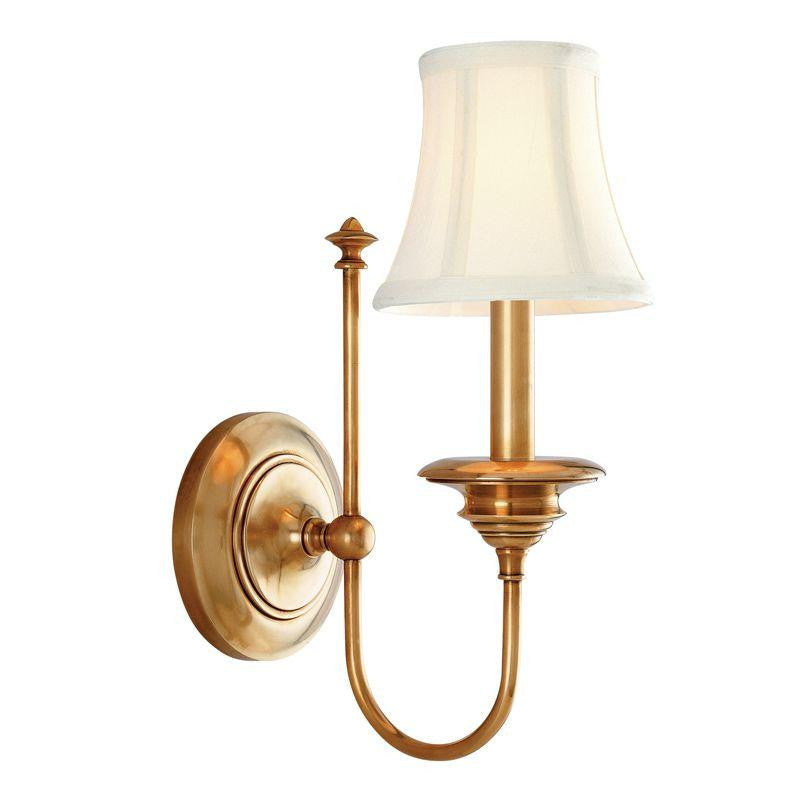 Hudson Valley Yorktown Wall Sconce Aged Brass