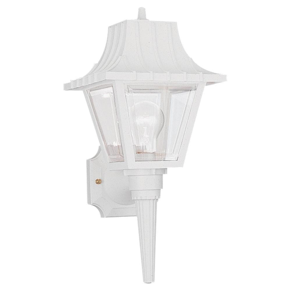 Generation Lighting One Light Outdoor Wall Lantern White
