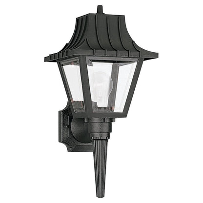 Generation Lighting One Light Outdoor Wall Lantern Black