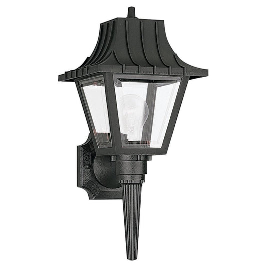 Generation Lighting One Light Outdoor Wall Lantern Black