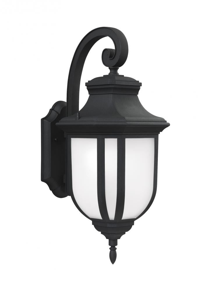Generation Lighting Childress Large One Light Outdoor Wall Lantern Black