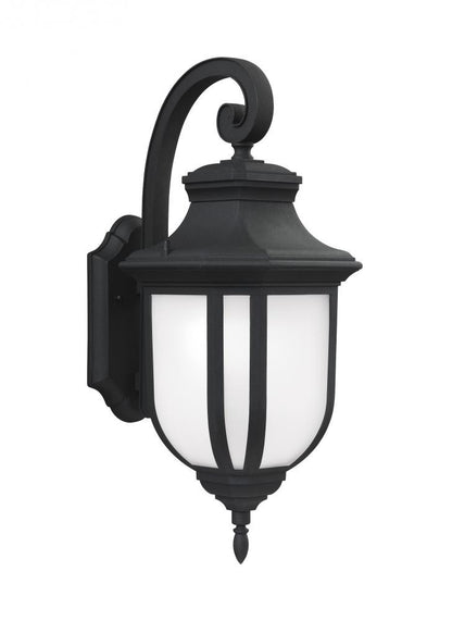 Generation Lighting Childress Large One Light Outdoor Wall Lantern Black