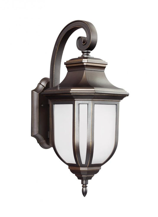 Generation Lighting Childress Large One Light Outdoor Wall Lantern Antique Bronze
