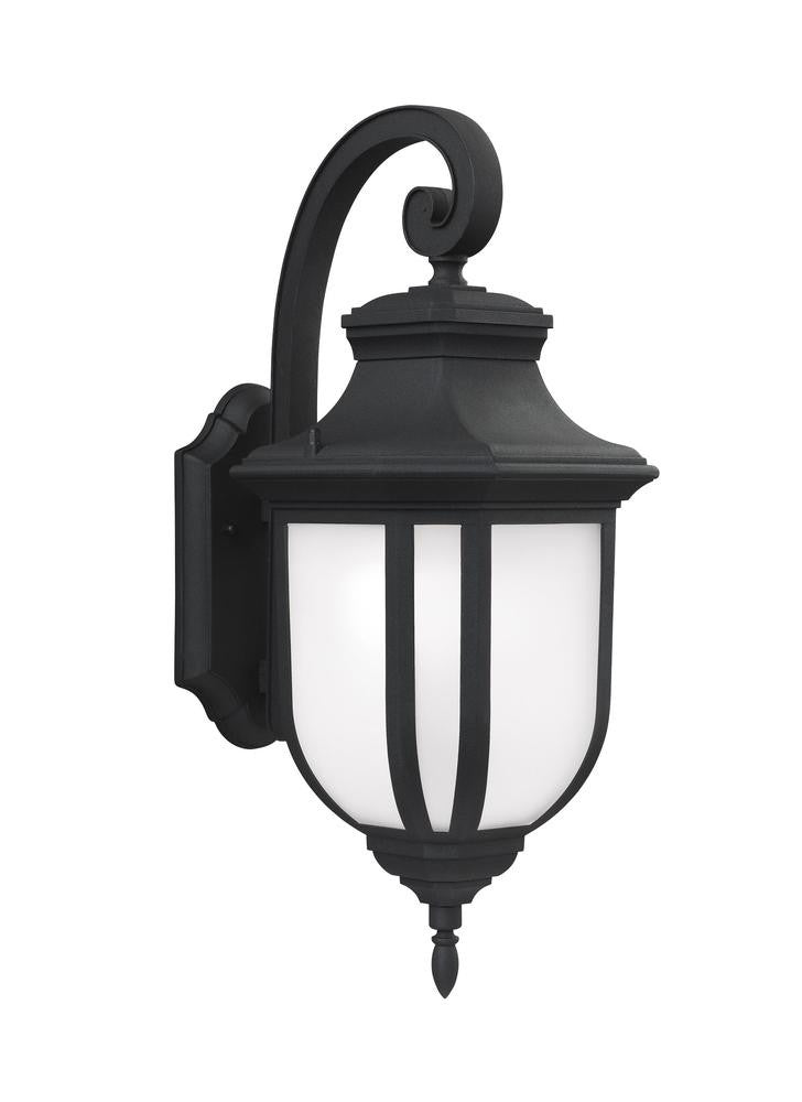 Generation Lighting Childress Large One Light Outdoor Wall Lantern Black