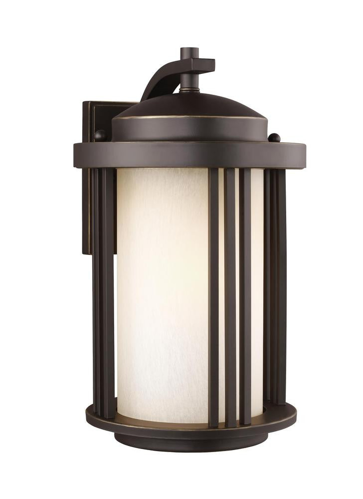 Generation Lighting Crowell Medium One Light Outdoor Wall Lantern Antique Bronze