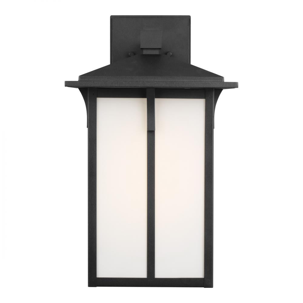 Generation Lighting Tomek Large One Light Outdoor Wall Lantern Black