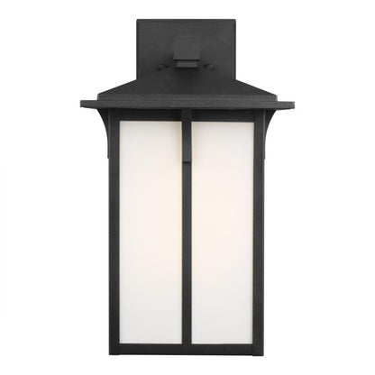 Generation Lighting Tomek Large One Light Outdoor Wall Lantern Black