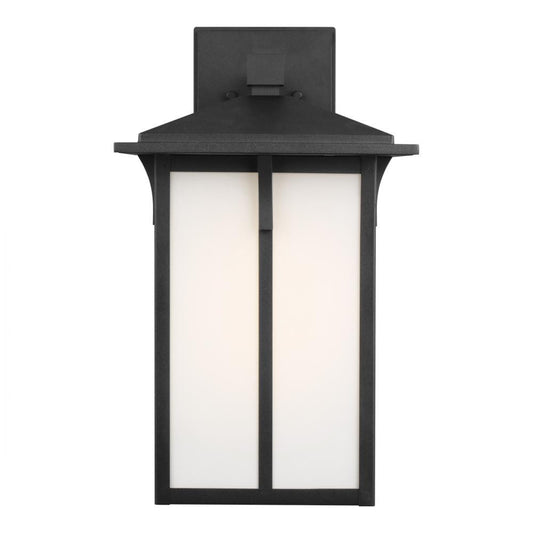 Generation Lighting Tomek Large One Light Outdoor Wall Lantern Black
