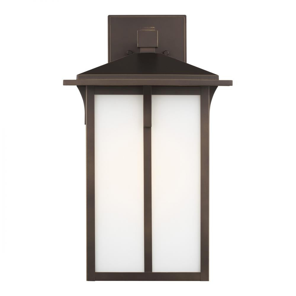 Generation Lighting Tomek Large One Light Outdoor Wall Lantern Antique Bronze