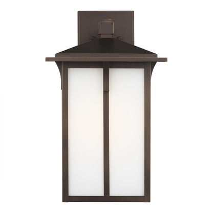 Generation Lighting Tomek Large One Light Outdoor Wall Lantern Antique Bronze