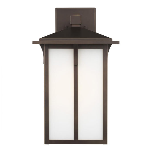 Generation Lighting Tomek Large One Light Outdoor Wall Lantern Antique Bronze