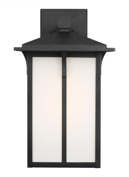 Generation Lighting Tomek Large One Light Outdoor Wall Lantern Black