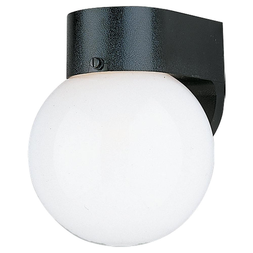 Generation Lighting One Light Outdoor Wall Lantern Black