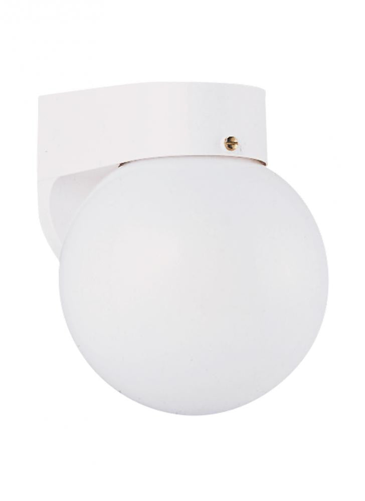 Generation Lighting One Light Outdoor Wall Lantern White