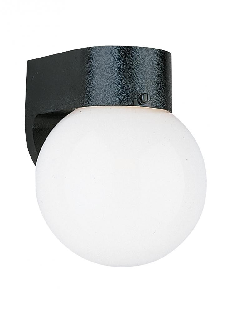 Generation Lighting One Light Outdoor Wall Lantern Black