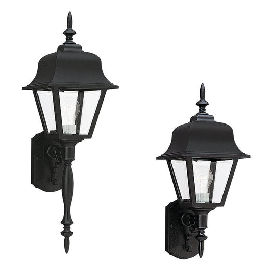 Generation Lighting One Light Outdoor Wall Lantern Black