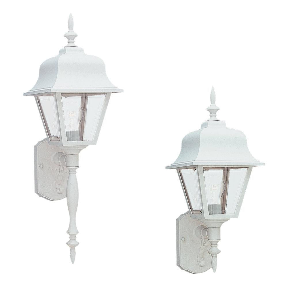 Generation Lighting One Light Outdoor Wall Lantern White