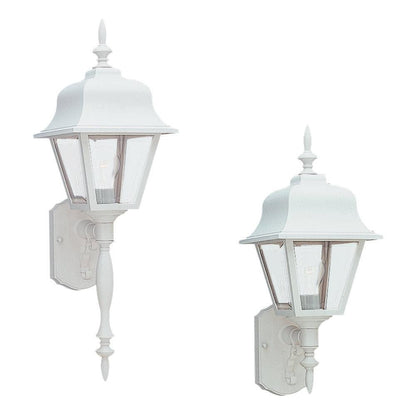 Generation Lighting One Light Outdoor Wall Lantern White