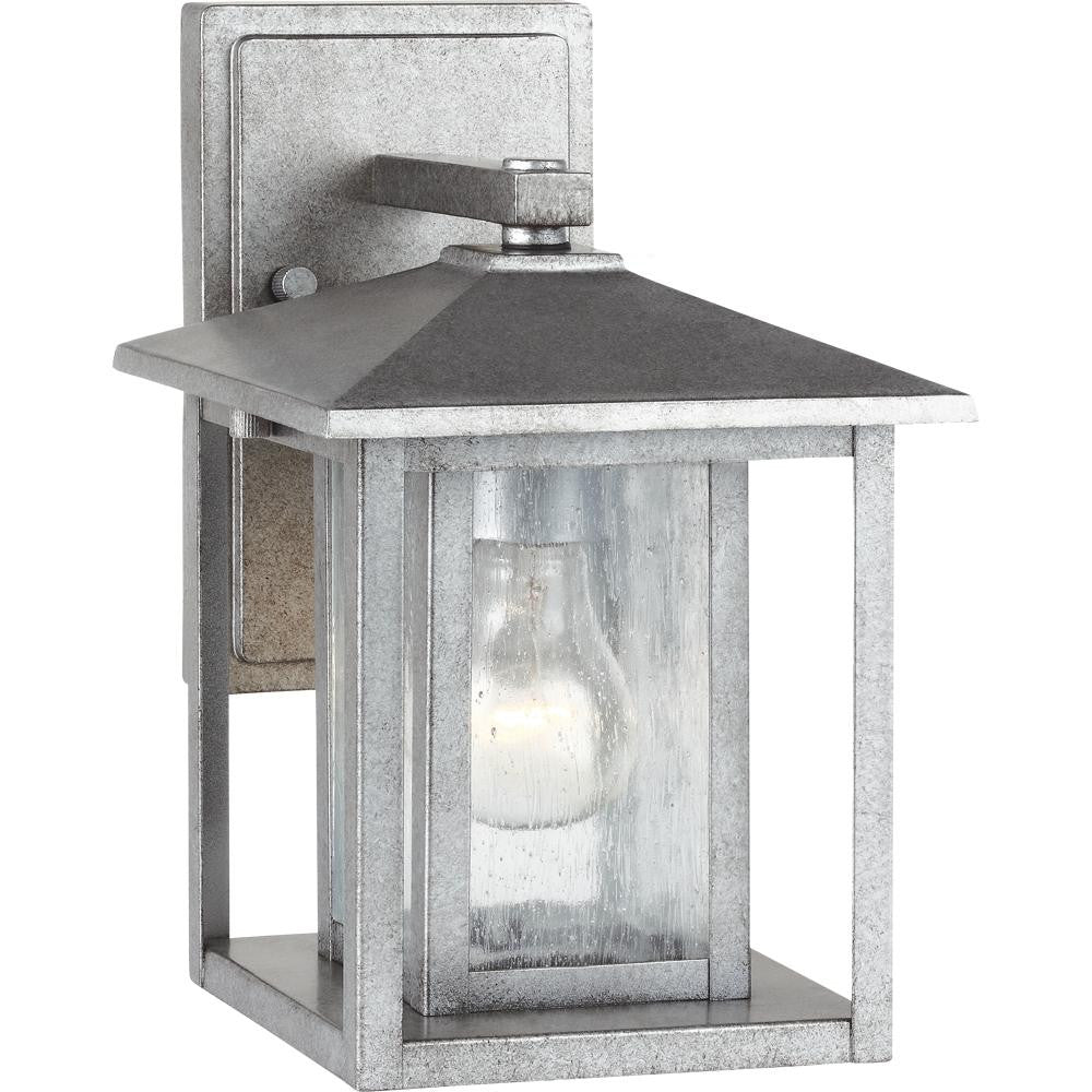 Generation Lighting Hunnington One Light Outdoor Wall Lantern Weathered Pewter