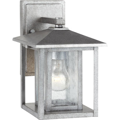 Generation Lighting Hunnington One Light Outdoor Wall Lantern Weathered Pewter