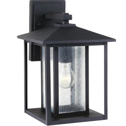 Generation Lighting Hunnington One Light Outdoor Wall Lantern Black
