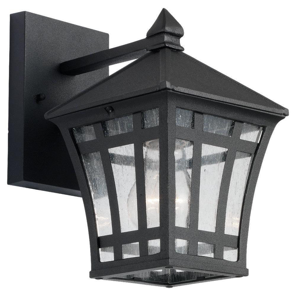 Generation Lighting Herrington One Light Outdoor Wall Lantern Black