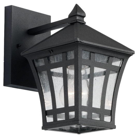 Generation Lighting Herrington One Light Outdoor Wall Lantern Black