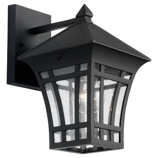 Generation Lighting Herrington One Light Outdoor Wall Lantern Black