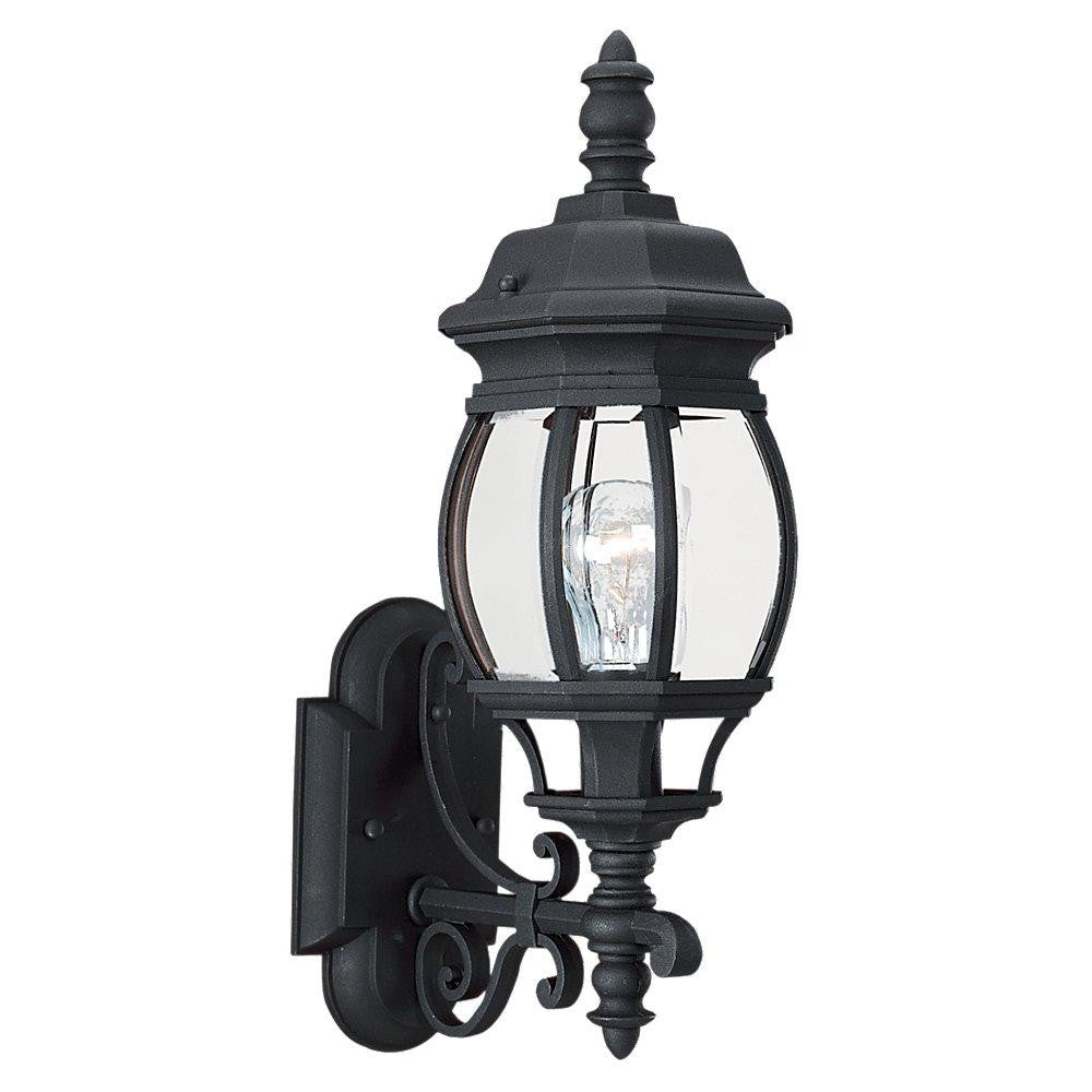 Generation Lighting Wynfield One Light Outdoor Wall Lantern Black