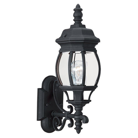 Generation Lighting Wynfield One Light Outdoor Wall Lantern Black