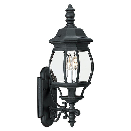 Generation Lighting Wynfield Two Light Outdoor Wall Lantern Black