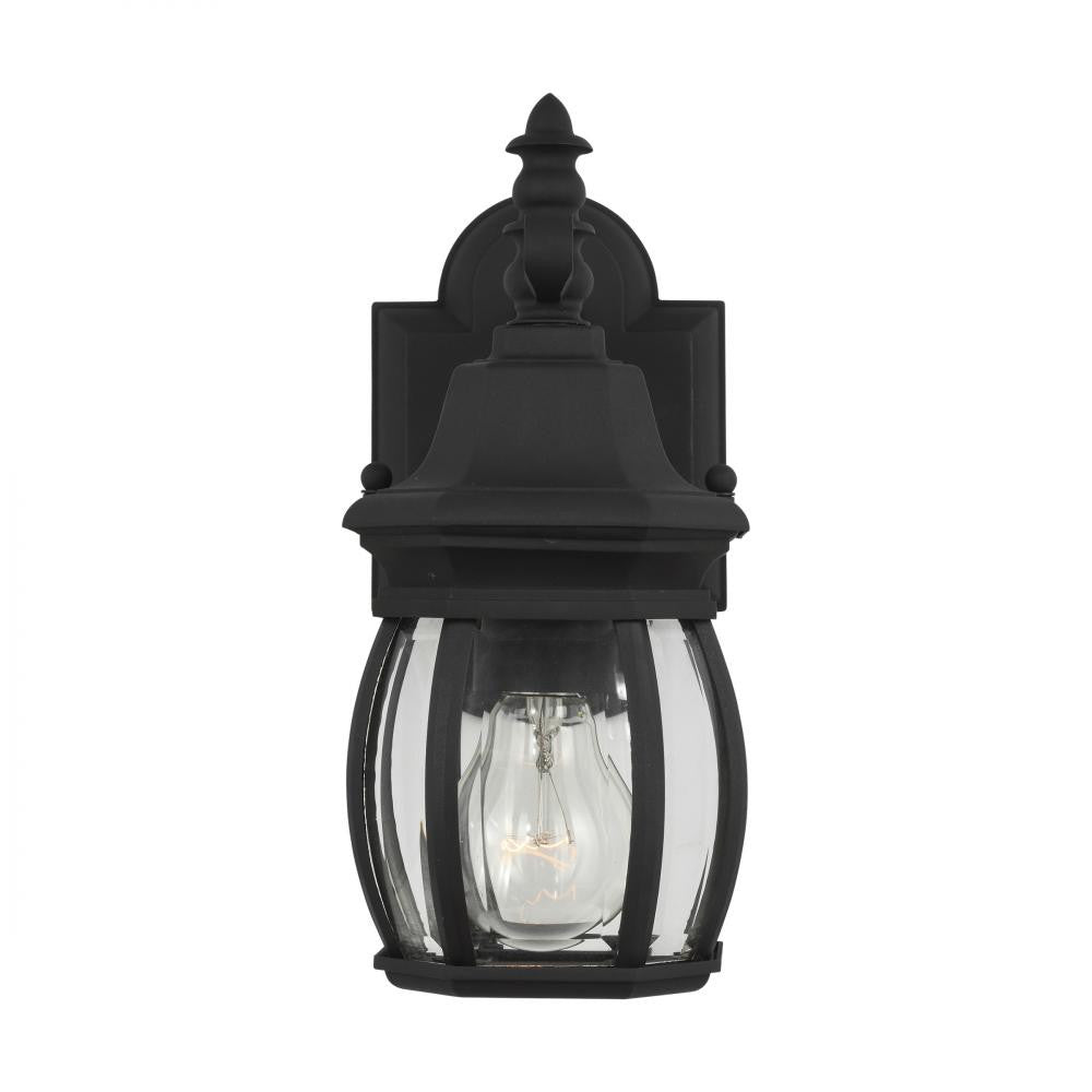 Generation Lighting Wynfield Small One Light Outdoor Wall Lantern Black