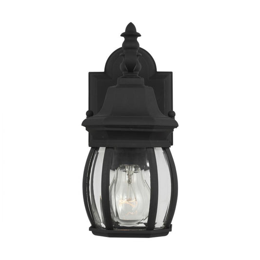 Generation Lighting Wynfield Small One Light Outdoor Wall Lantern Black