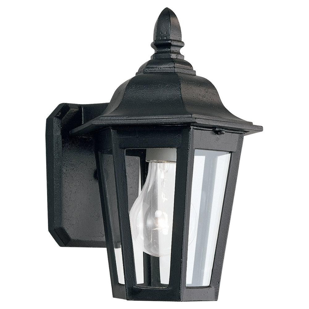Generation Lighting Brentwood One Light Outdoor Wall Lantern Black