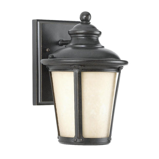 Generation Lighting Cape May Small One Light Outdoor Wall Lantern Burled Iron