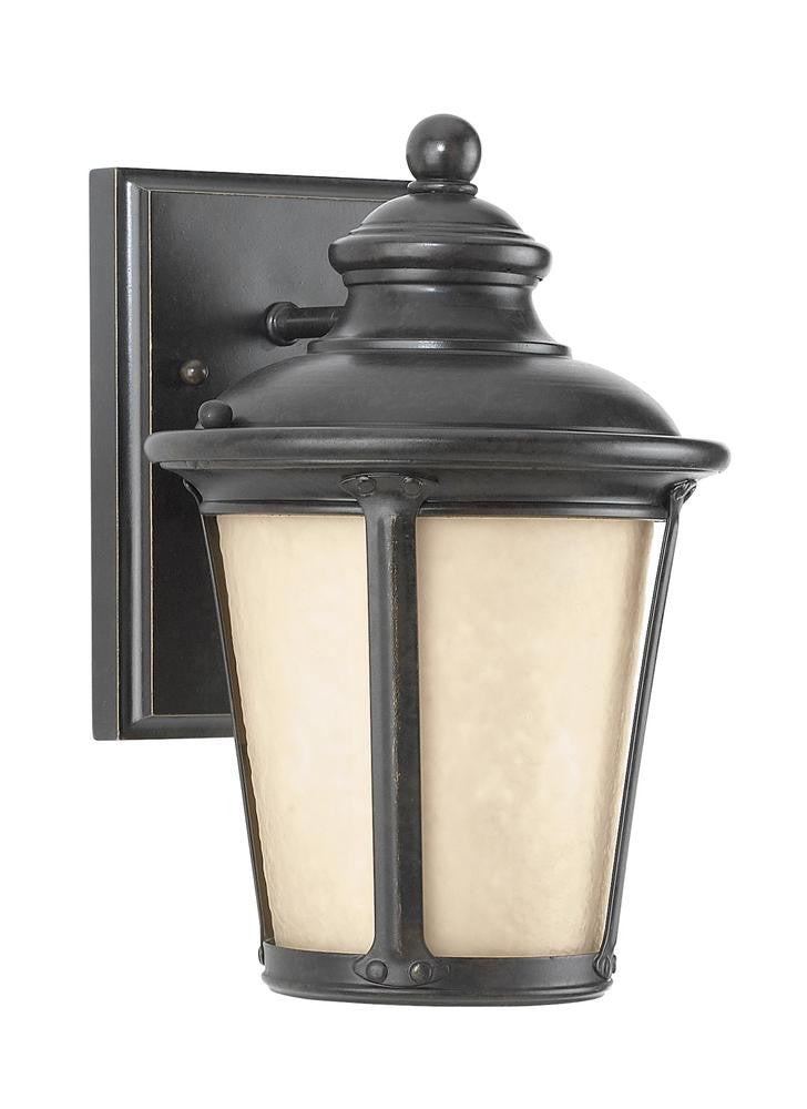 Generation Lighting Cape May Small One Light Outdoor Wall Lantern Burled Iron