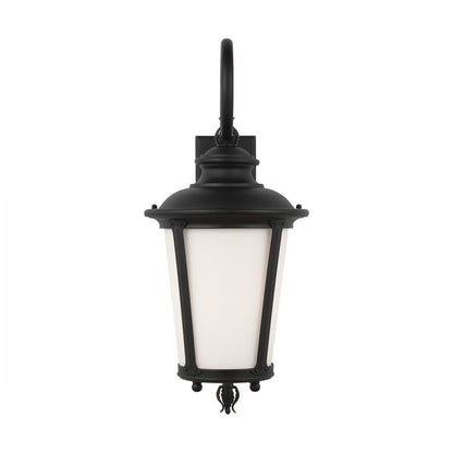 Generation Lighting Cape May Large One Light Outdoor Wall Lantern Black