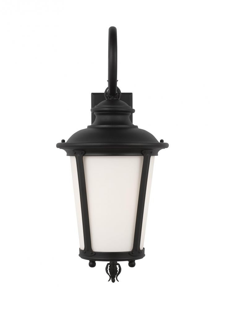 Generation Lighting Cape May Large One Light Outdoor Wall Lantern Black