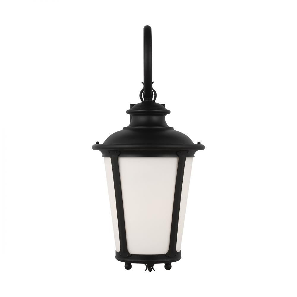 Generation Lighting Cape May Extra Large One Light Outdoor Wall Lant Black