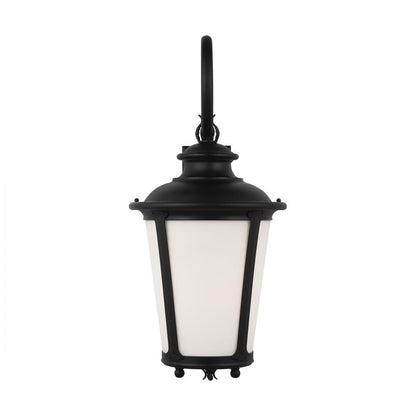 Generation Lighting Cape May Extra Large One Light Outdoor Wall Lant Black