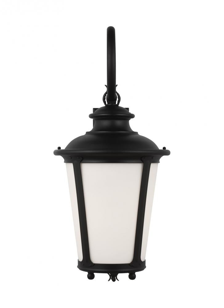 Generation Lighting Cape May Extra Large One Light Outdoor Wall Lant Black