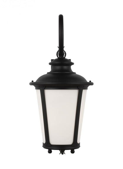 Generation Lighting Cape May Extra Large One Light Outdoor Wall Lant Black