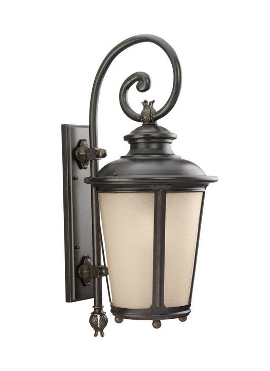 Generation Lighting Cape May Extra Large One Light Outdoor Wall Lant Burled Iron