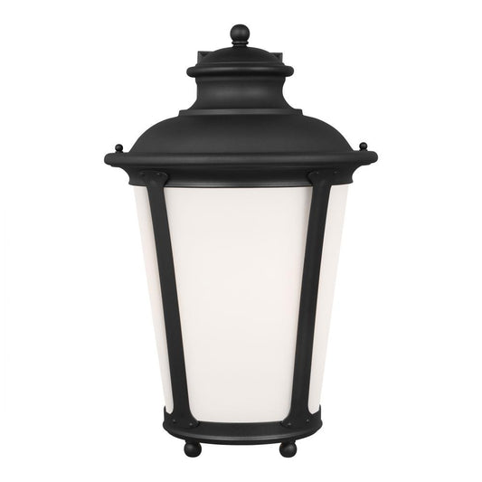 Generation Lighting Cape May Extra Large One Light Outdoor Wall Lant Black