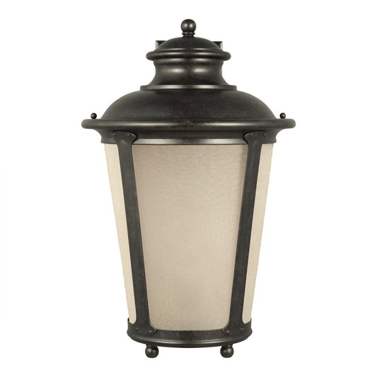 Generation Lighting Cape May Extra Large One Light Outdoor Wall Lant Burled Iron
