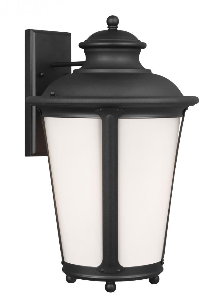 Generation Lighting Cape May Extra Large One Light Outdoor Wall Lant Black