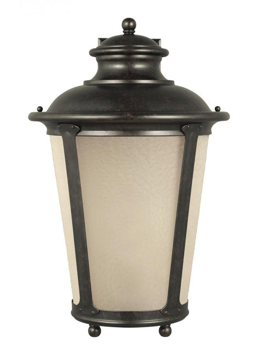 Generation Lighting Cape May Extra Large One Light Outdoor Wall Lant Burled Iron