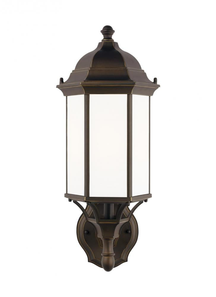 Generation Lighting Sevier Medium One Light Uplight Outdoor Wall Lan Antique Bronze