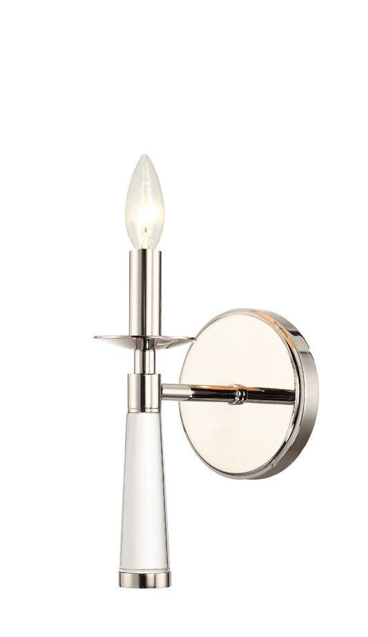 Crystorama Baxter Wall Sconce Aged Brass