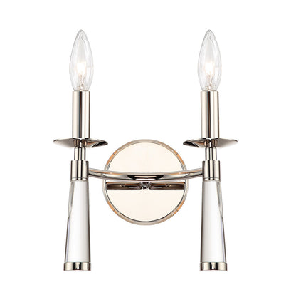 Crystorama Baxter Wall Sconce Aged Brass